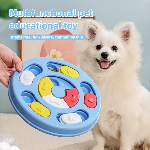Pet Puzzle Feeder Toy, Interactive Treat Puzzle for Dogs & Cats